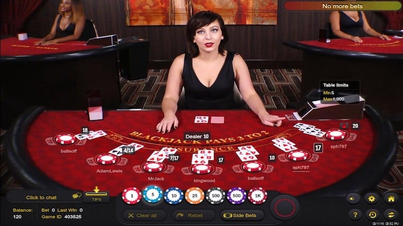 Game bài Blackjack thu hút nhiều người chơi