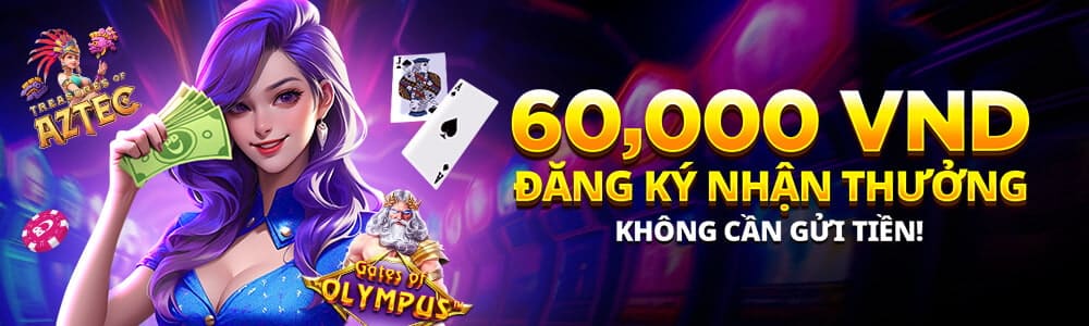 Happyluke thưởng ngay 60K khi đăng ký tài khoản thành công