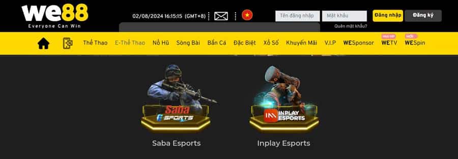 WE88 Cá cược E Thể thao (Esport)