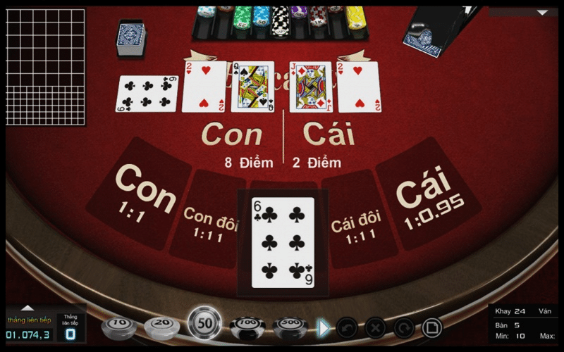 Baccarat có phiên bản online được nhiều người chơi yêu thích